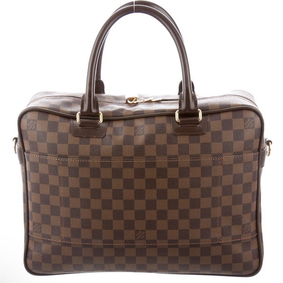 Louis Vuitton Damien Ebene Icare Laptop Bag in Moka and Brown Canvas - Picture 1 of 5